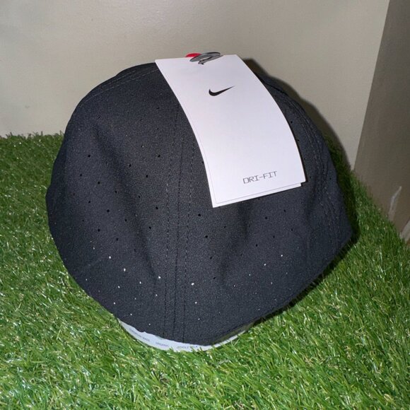 Nike UGA Dawgs Georgia Bulldogs Baseball Team Issued Fitted Cap Hat Black - Picture 5 of 15